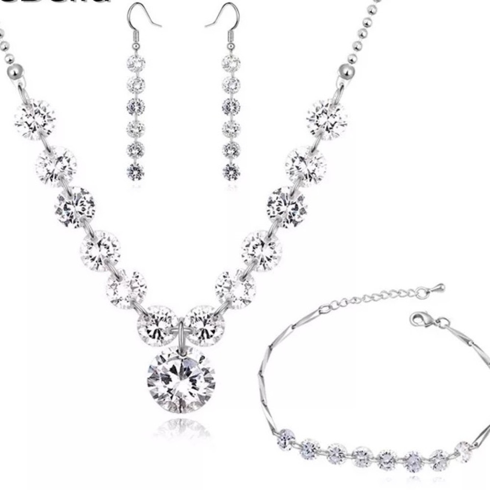 Jewelry Set - Earrings, Necklace, Bracelet